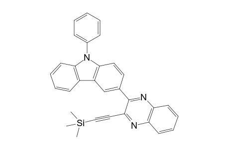 9-Phenyl-3-(3-((trimethylsilyl)ethynyl)quinoxalin-2-yl)-9H-carbazole