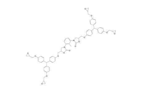 Tris(4-hydroxyphenyl)methane triglycidyl ether 2,6-tolylene diisocyanate adduct