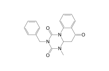 2-Benzyl-4-methyl-4,4a-dihydro-1h-(1,3,5)triazino(1,2-a)quinoline-1,3,6(2h,5h)-trione