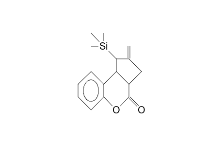 1-Trimethylsilyl-2-methylene-cyclopenta(C)(2H)benzopyran-4-one