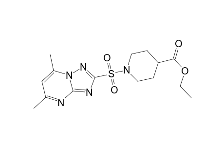 1-(5,7-Dimethyl-[1,2,4]triazolo[1,5-a]pyrimidine-2-sulfonyl)-piperidine-4-carboxylic acid ethyl ester
