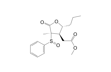 Methyl (2R,3R,4R)-[4-(Benzenesulfinyl)-4-methyl-5-oxo-2-propyl-tetrahydrofuran-3-yl]acetate