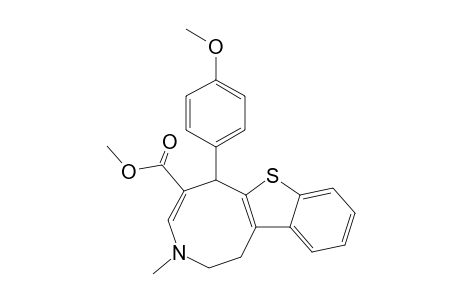 Methyl 3-Methyl-6-(4-methoxyphenyl)-1,2,3,6-tetrahydro[1]benzothieno[3,2-d]azocine-5-carboxylate