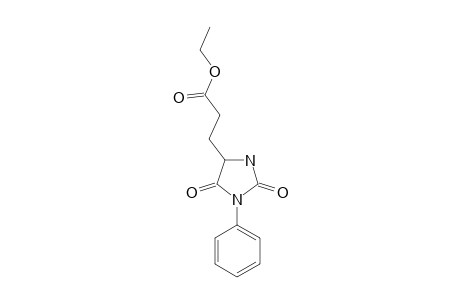 ETHYL-3-(2,5-DIOXO-1-PHENYL-IMIDAZOLIDIN-4-YL)-PROPANOATE