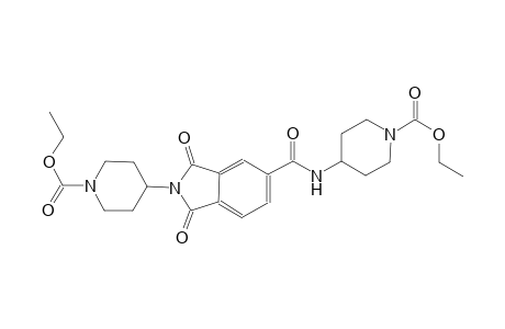1-piperidinecarboxylic acid, 4-[5-[[[1-(ethoxycarbonyl)-4-piperidinyl]amino]carbonyl]-1,3-dihydro-1,3-dioxo-2H-isoindol-2-yl]-, ethyl