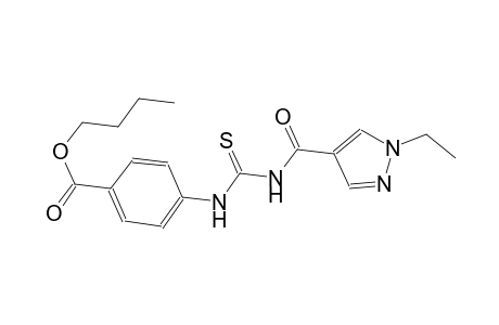 butyl 4-[({[(1-ethyl-1H-pyrazol-4-yl)carbonyl]amino}carbothioyl)amino]benzoate