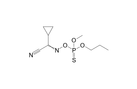 4,6-Dioxa-3-aza-5-phosphanon-2-enenitrile, 2-cyclopropyl-5-methoxy-,5-sulfide