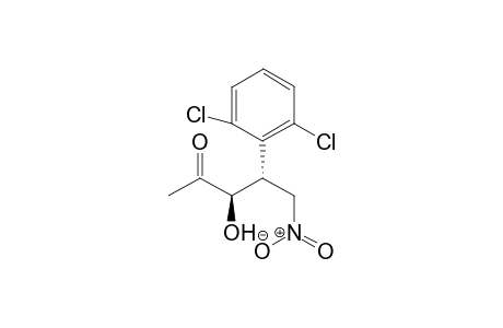 (3R,4R)-4-(2,6-Dichlorophenyl)-3-hydroxy-5-nitropentan-2-one