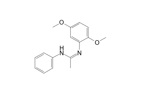 (Z)-N'-(2,5-dimethoxyphenyl)-N-phenylacetimidamide