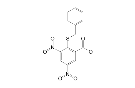 2-(PHENYLMETHYLSULFANYL)-3,5-DINITROBENZENECARBOXYLIC-ACID