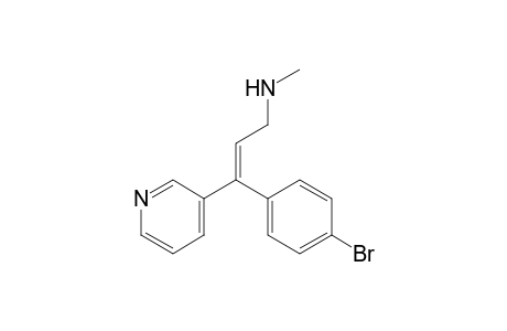 (E)-3-(4-bromophenyl)-N-methyl-3-(3-pyridinyl)-2-propen-1-amine