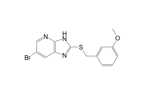 6-bromo-2-[(3-methoxybenzyl)sulfanyl]-3H-imidazo[4,5-b]pyridine