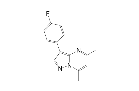 pyrazolo[1,5-a]pyrimidine, 3-(4-fluorophenyl)-5,7-dimethyl-