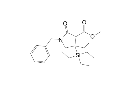 Methyl 1-benzyl-2-oxo-4-(triethylsilyl)-4-ethylpyrrolidine-3-carboxylate