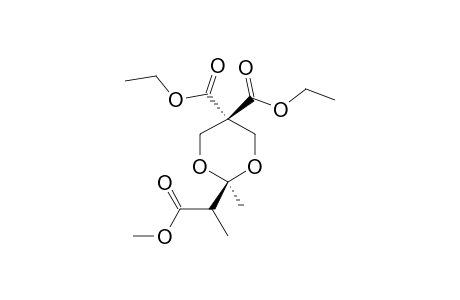 5,5-BIS-(METHYLOXYCARBONYL)-2-[1-METHYLOXYCARBONYLETHYL]-2-METHYL-1,3-DIOXANE