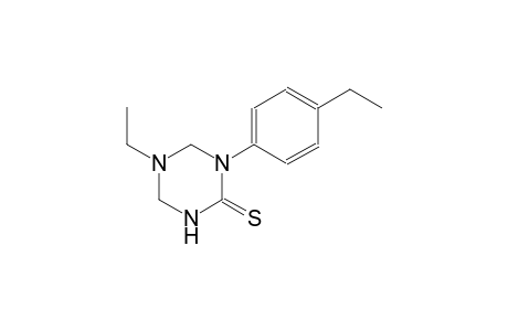 5-ethyl-1-(4-ethylphenyl)tetrahydro-1,3,5-triazine-2(1H)-thione