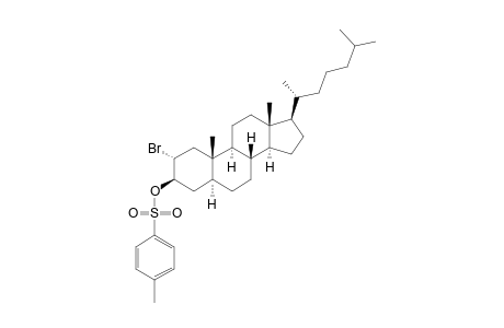 2a-Bromo-5a-cholestan-3b-yl tosylate