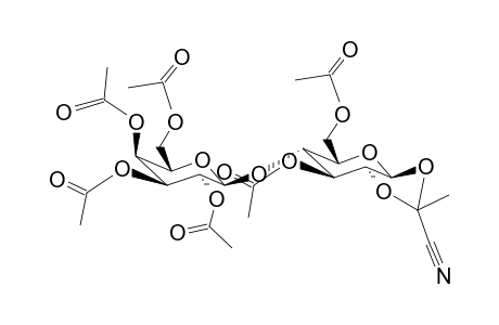 1,2-O-(1-Cyano)-ethylidene-a-d-lactoside