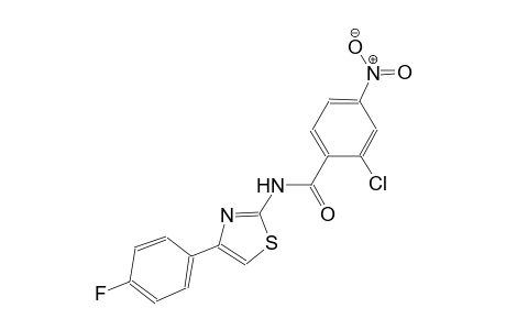2-chloro-N-[4-(4-fluorophenyl)-1,3-thiazol-2-yl]-4-nitrobenzamide
