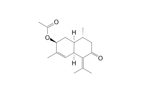 (S)-3-Acetoxyamorpha-4,7(11)-dien-8-one