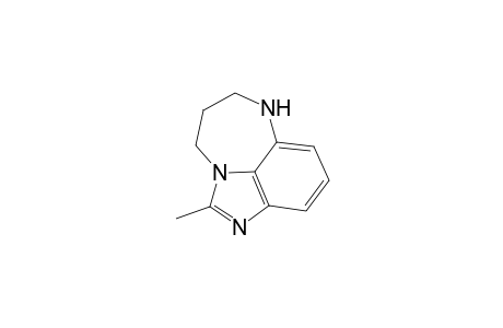2-Methyl-4,5,6,7-tetrahydroimidazo(1,5,4-ef)benzodiazepine-1,4