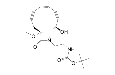 N-[2-[(1S,2R,5Z,10R)-2-hydroxy-10-methoxy-11-oxo-12-azabicyclo[8.2.0]dodec-5-en-3,7-diyn-12-yl]ethyl]carbamic acid tert-butyl ester