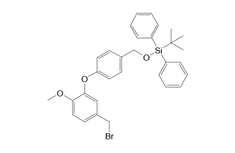 4-(t-Butyldiphenylsilyloxy)methyl]phenyl 5-(Bromomethyl)-2-methoxyphenyl ether