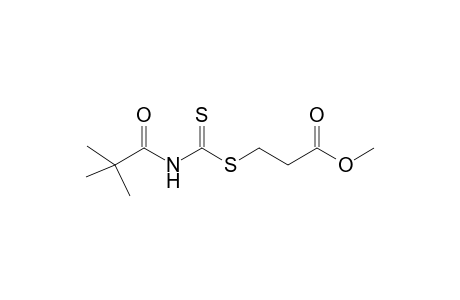 [2'-(Methoxycarbonyl)ethyl](pivaloyl)carbamodithioate