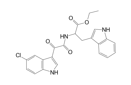 N-[(5-chloroindol-3-yl)glyoxyloyl]-3-(indol-3-yl)alanine, ethyl ester