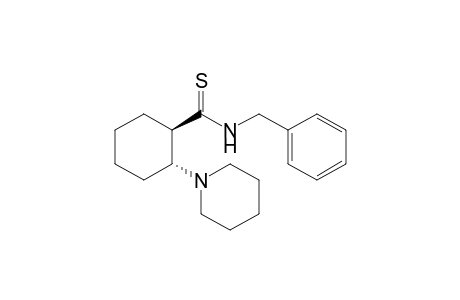 trans-2-Piperidin-1-ylcyclohexanecarbothioic acid benzylamide