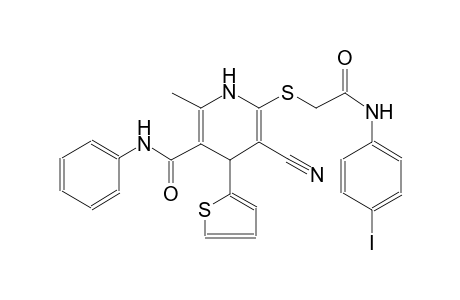 3-pyridinecarboxamide, 5-cyano-1,4-dihydro-6-[[2-[(4-iodophenyl)amino]-2-oxoethyl]thio]-2-methyl-N-phenyl-4-(2-thienyl)-