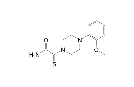 2-[4-(2-methoxyphenyl)-1-piperazinyl]-2-sulfanylideneacetamide