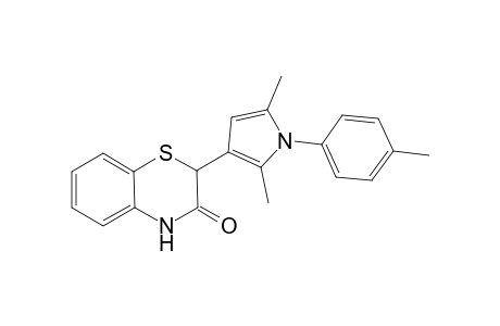 2-[2,5-dimethyl-1-(4-methylphenyl)-1H-pyrrol-3-yl]-2H-1,4-benzothiazin-3(4H)-one