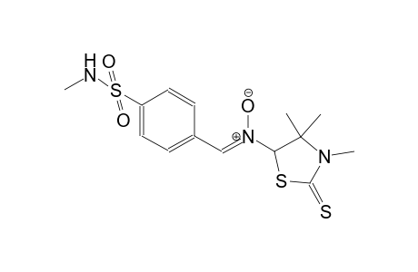 N-methyl-4-{(Z)-[oxido(3,4,4-trimethyl-2-thioxo-1,3-thiazolidin-5-yl)imino]methyl}benzenesulfonamide