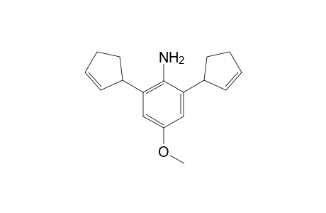 2,6-Di(cyclopent-2-en-1-yl)-4-methoxyaniline