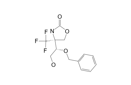 (4-S)-4-[(1-S)-1-BENZYLOXY-2-HYDROXYETHYL]-4-TRIFLUOROMETHYLOXAZOLIDIN-2-ONE