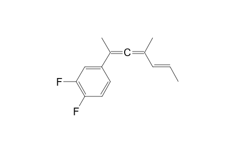 (E)-1,2-difluoro-4-(4-methylhepta-2,3,5-trien-2-yl)benzene