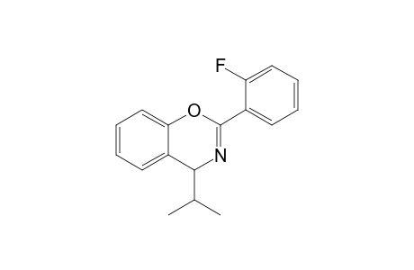 4-(Isopropyl)-2-(2'-fluorophenyl)-4H-1,3-benzoxazine