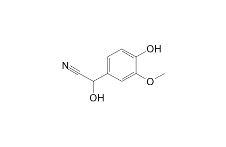 3-Methoxy-4-hydroxymandelonitrile