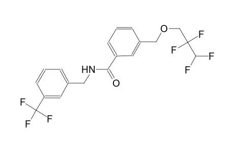 3-[(2,2,3,3-tetrafluoropropoxy)methyl]-N-[3-(trifluoromethyl)benzyl]benzamide
