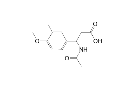 N-acetyl-3-(4-methoxy-3-methylphenyl)-beta-alanine