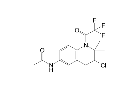 N-[3-chloranyl-2,2-dimethyl-1-[2,2,2-tris(fluoranyl)ethanoyl]-3,4-dihydroquinolin-6-yl]ethanamide