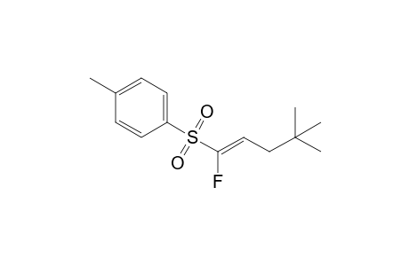 (E)-1-Fluoro-4,4-dimethyl-1-tosyl-1-pentene