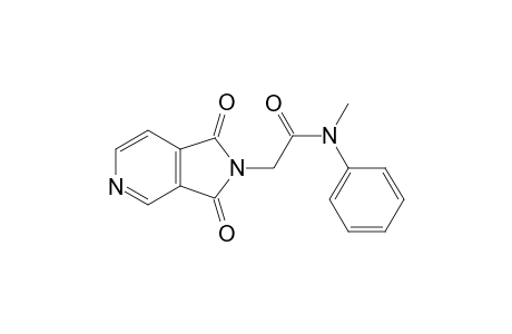 2-(1,3-dioxopyrrolo[3,4-c]pyridin-2-yl)-N-methyl-N-phenyl-acetamide