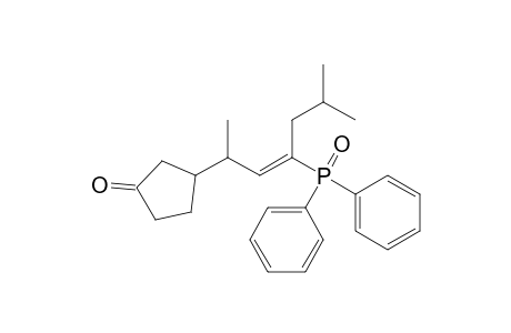 (1'RS,2'E,3RS)-3-[3'-(diphenylphosphinoyl)-1',5'-dimethylhex-2'-enyl]cyclopentanone