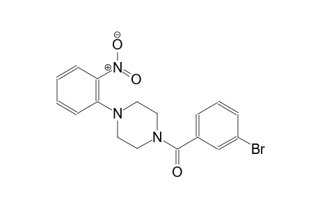 1-(3-bromobenzoyl)-4-(2-nitrophenyl)piperazine