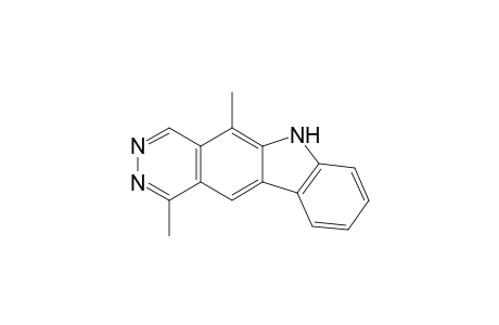 1,5-Dimethyl-6H-pyridazino[4,5-b]carbazole