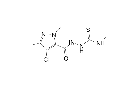 2-[(4-chloro-1,3-dimethyl-1H-pyrazol-5-yl)carbonyl]-N-methylhydrazinecarbothioamide