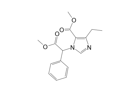 5-Ethyl-3-(methoxycarbonyl-phenyl-methyl)-3H-4-imidazolecarboxylic acid methyl ester