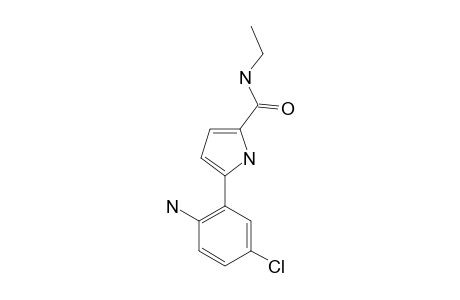 5-(5-CHLORO-2-AMINOPHENYL)-1H-PYRROLE-2-N-ETHYL-CARBOXAMIDE